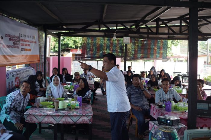 Sosialisasi Pendidikan Pemilih Bersama PGRI Ranting Ujung Baru Sosialisasi Pendidikan Pemilih Bersama PGRI Ranting Ujung Baru
